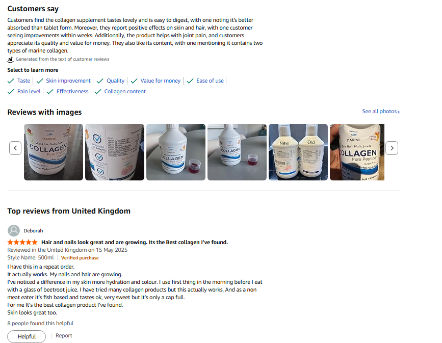 best marine collagen liquid uk